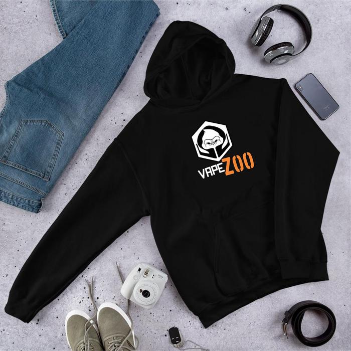 Jaket Hoodie Distro VapeZoo Keren Jumbo Size S-5XL Unisex Terlaris