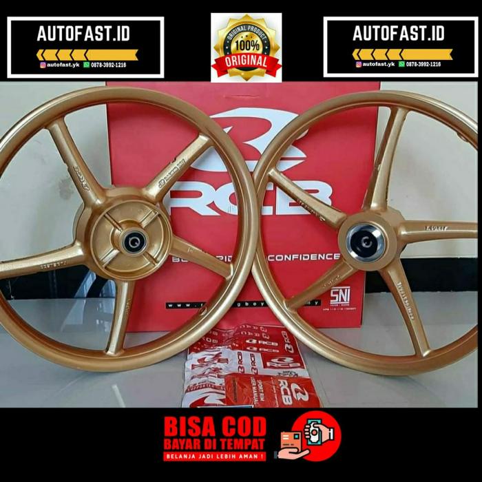VELG RACING RCB RX KING JUPITER VEGA FIZ R RING 17 UKURAN 140/160 ORI