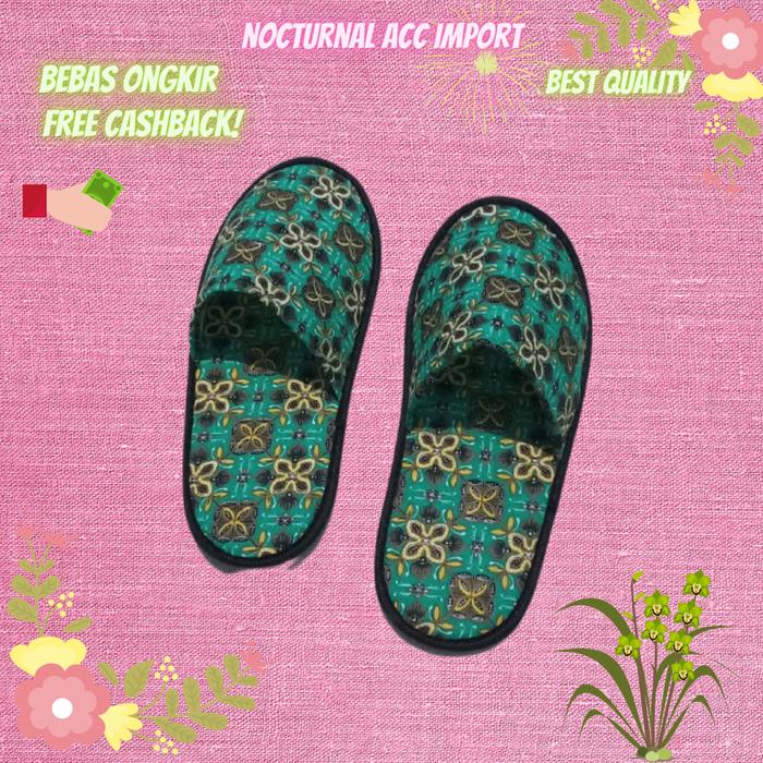 Sandal Hotel Sendal Rumah Batik Hijau Villa Kamar Kantor Lantai SPA