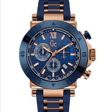 Guess Collection Gc X90022G7S Jam Tangan Analog Pria Karet Biru Ori