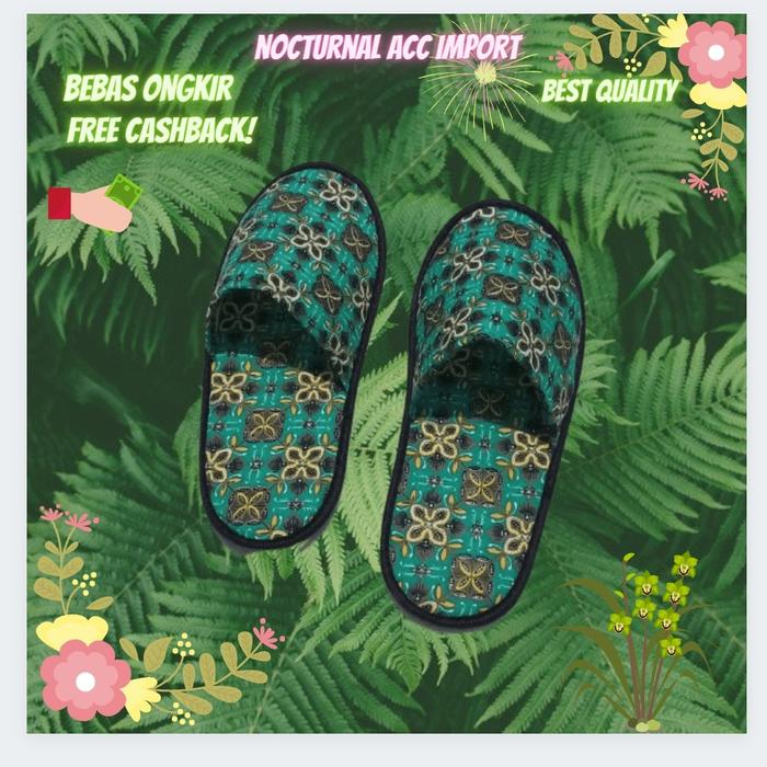 Sandal Hotel Rumah pria wanita Kamar Lantai Villa Spa Kantor batik