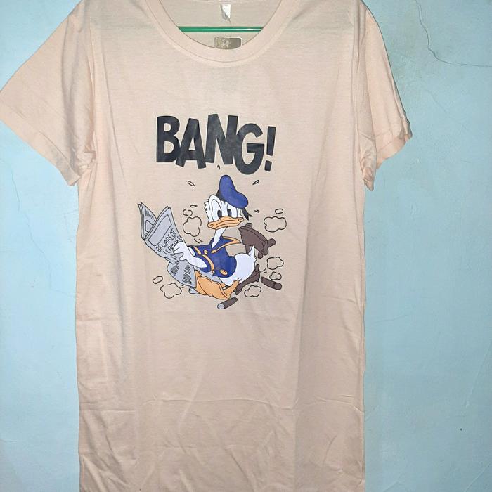 daster baju tidur wanita donal donald bebek disney adem