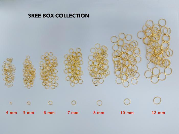 Ring Sambung - Jump Rings - Ring Bulat [4 , 5, 6, 7, 8, 10, 12 mm]