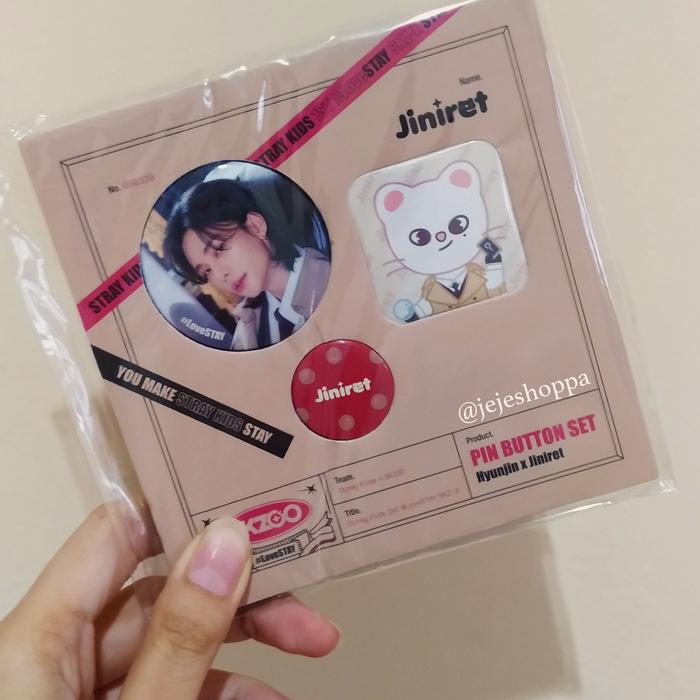 [READY STOCK] SKZOO Stray Kids Official Goods Hyujin Jiniret Pin Set