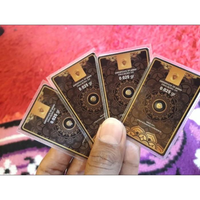 Minigold 0.025 kwitansi Asli