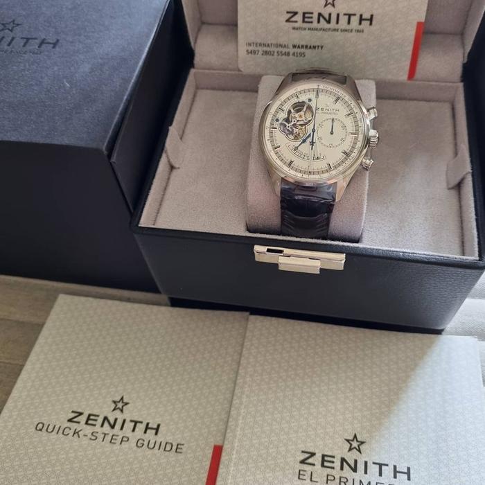 zenith el primero chrono master open heart jam pria