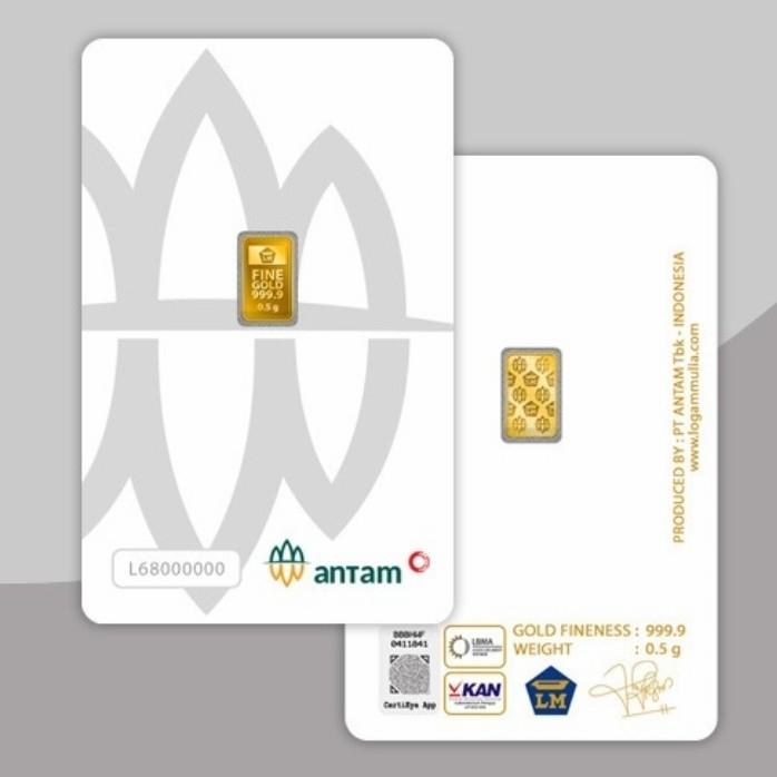 LM Antam Certieye Kemasan Press 0.50 gr Terbaru Termurah Asli