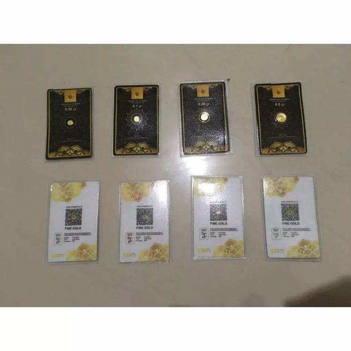 minigold 0.5 gram kwitansi Asli