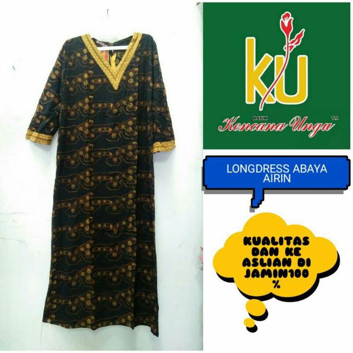 Daster Batik Kencana Ungu Gamis Lengan Panjang Special Motif