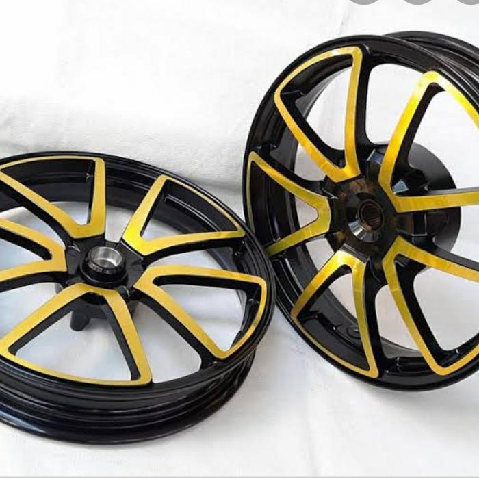 velg racing vario 125 / 150 old chemco type evo black gold