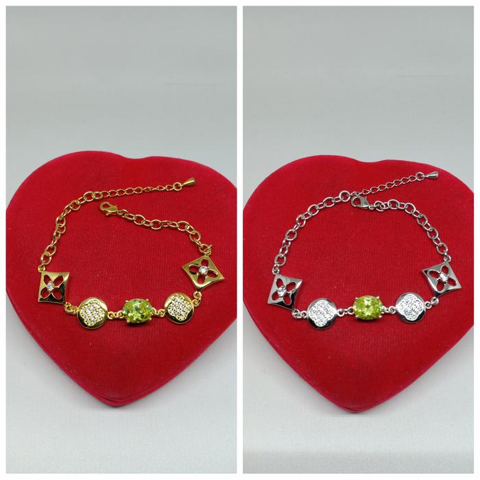 Gelang Dewasa Asli Xuping lapis emas putih/Gold006