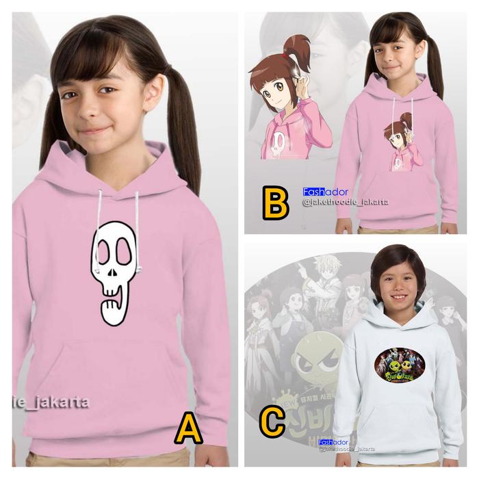 Jumper Hoodie Anak Shinbi's House Korea the Haunted House Pink NET TV