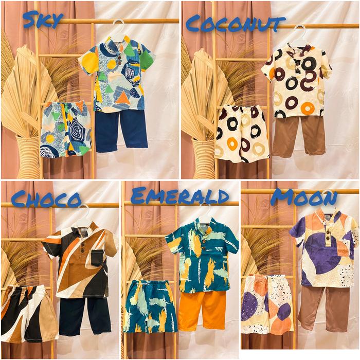 Tobeli Kids Adam Series Baju anak murah rayon Viscose