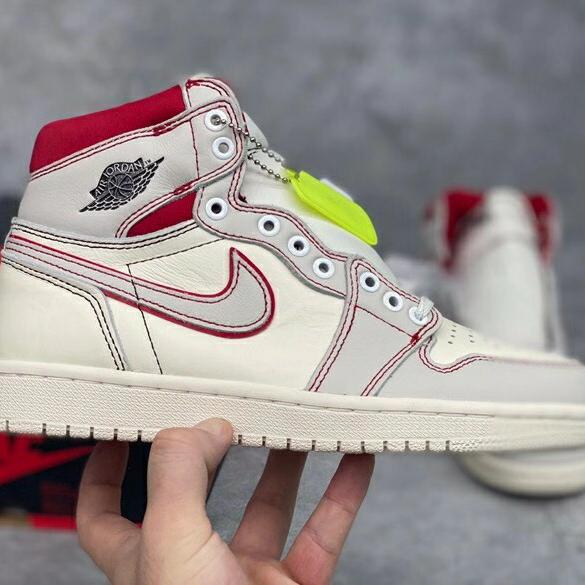 Nike Air Jordan 1 Retro High Phantom Gym Red