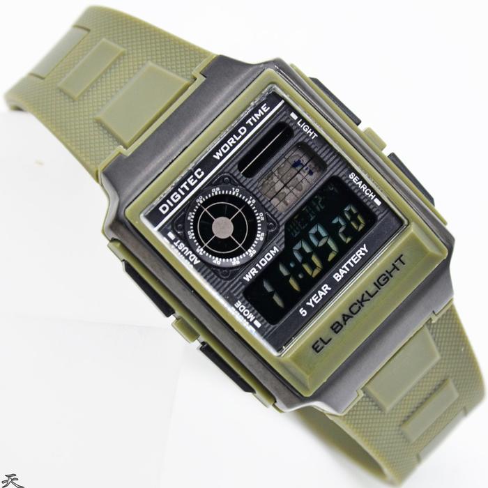 Jam Tangan Pria ORIGINAL Digitec DG-3077T