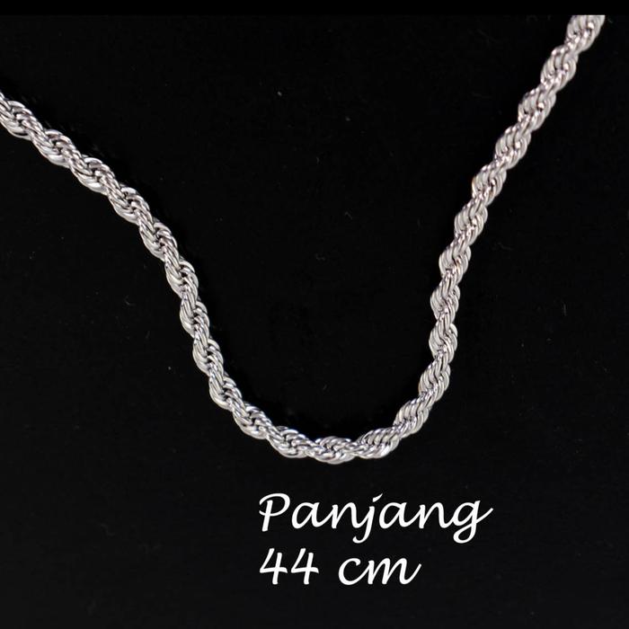Kalung tambang putih Xuping