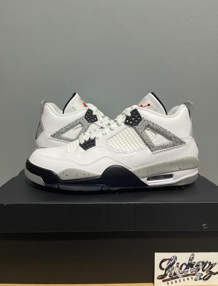 Nike Air Jordan 4 Retro Golf White Cement ORIGINAL