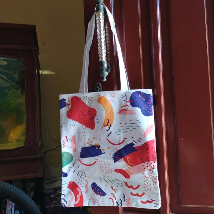 tote bag kanvas pepsodent