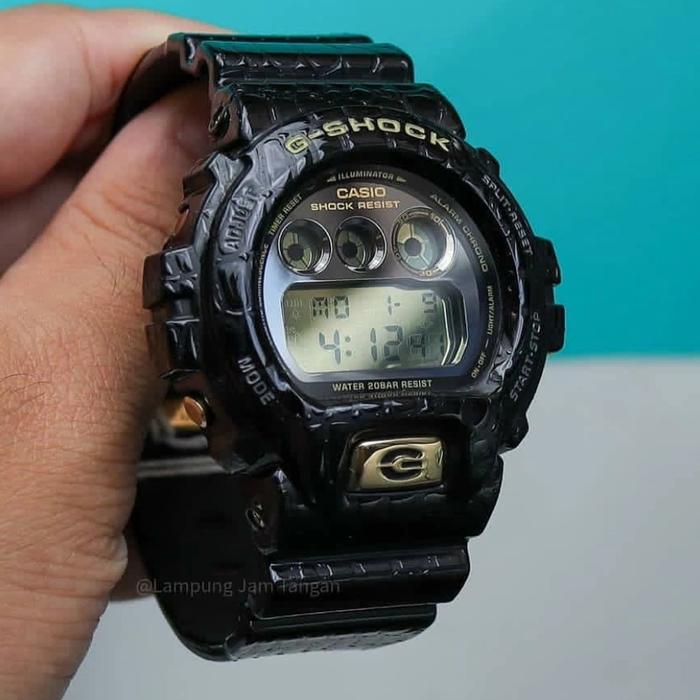 Casio Gshock G Shock original DW 6900CR 1dr crocodile pattern limited