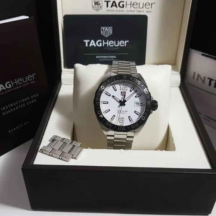 Tag heuer formula 1 quartz white dial original