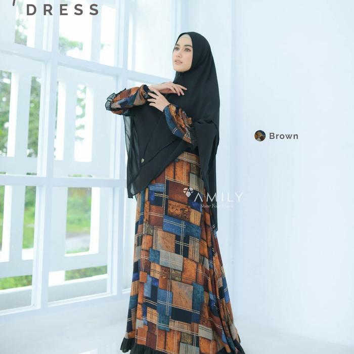 [AMILY] FILO DRESS GAMIS MOTIF