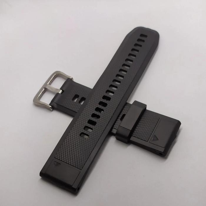 STRAP TALI JAM TANGAN SKMEI 1418 TALI KARET RUBBER SKMEI 1418 HITAM