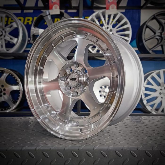 Velg mobil ring 15 RUMOI JD8659 HSR R15 Lubang 4 Gratis Ongkir Batam