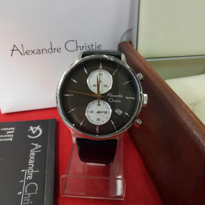 jam pria ORIGINAL Alexandre Christie AC 6572 MC solid all steel