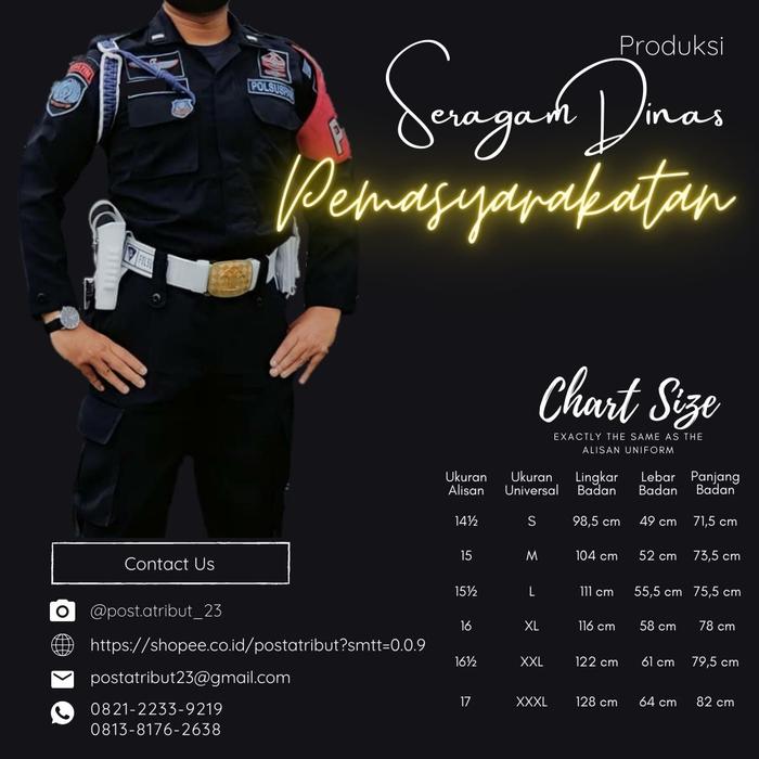 SATU STEL Seragam PDL Lapas Malam / PDL Malam POLSUSPAS / PDL KUMHAM