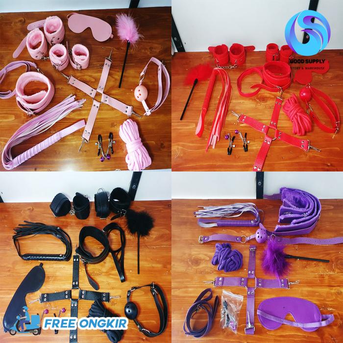 Kostum Borgol Bulu Handcuff Lingerie 10 Set