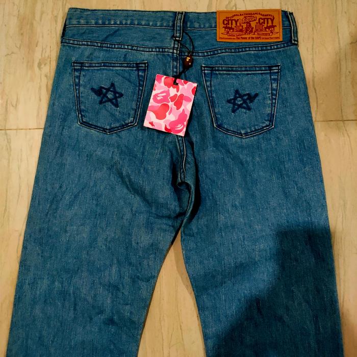 celana jeans BAPE original size 32