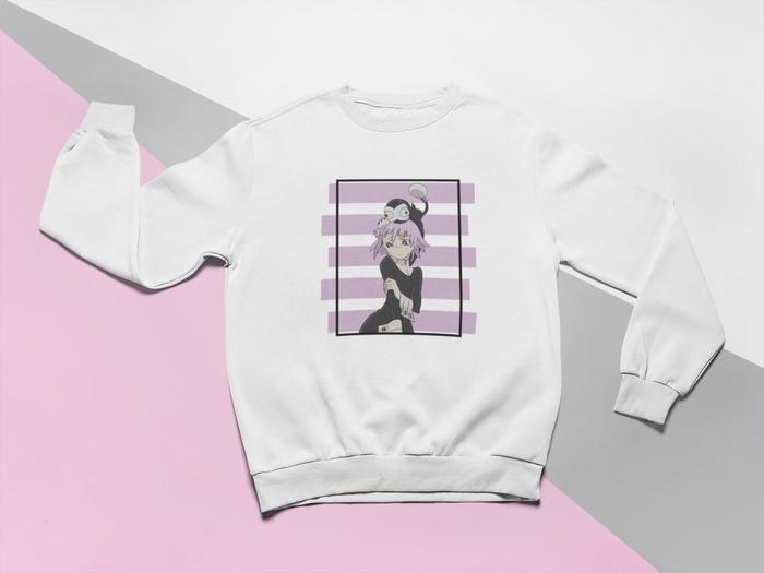 Crewneck Soul Eater Crona Demon Sword