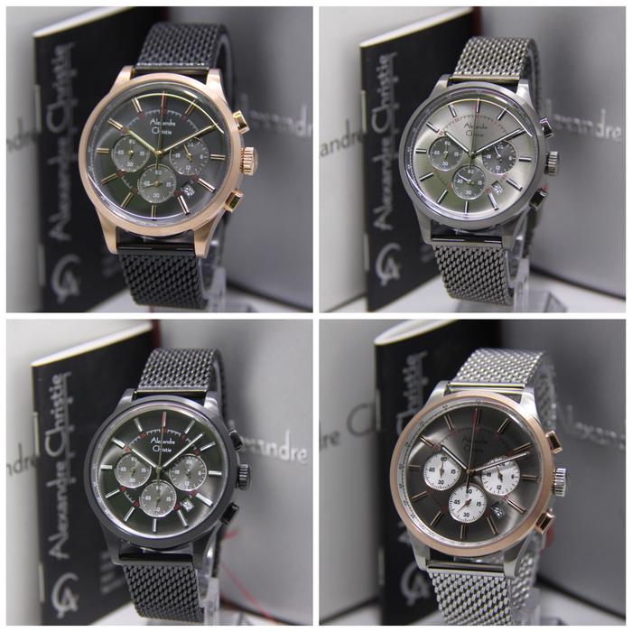 ALEXANDRE CHRISTIE 6574 PRIA ORIGINAL AC6574 AC 6574 JAM TANGAN COWOK