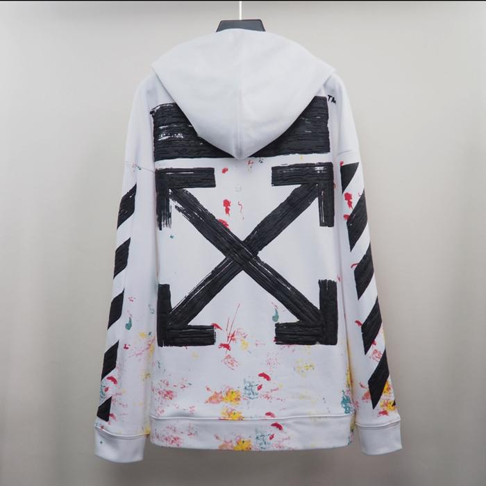 Hoodie Off White Fireworks Galaxy