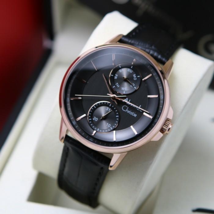 Alexandre Christie AC 6576 / AC 6576MF RoseGold Black Original&Garansi