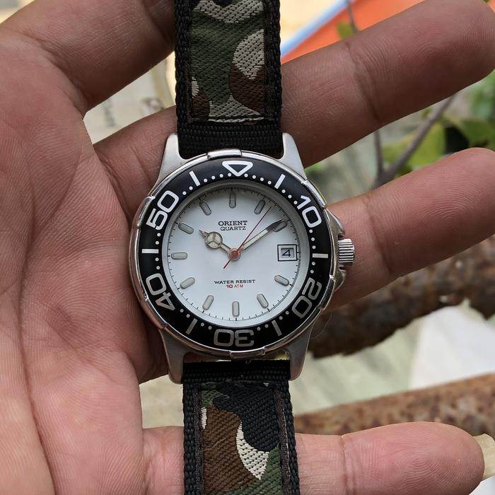Orient diver quartz movement original