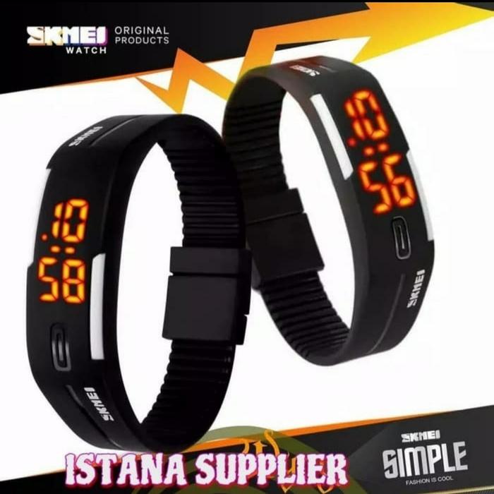 Jam Tangan Couple Cewek Cowok Terbaru Model Gelang Unik Keren Murah