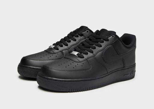 NIKE AIR FORCE 1 TRIPLE BLACK NO SUPREME YEEZY OFF WHITE NBA ALYX