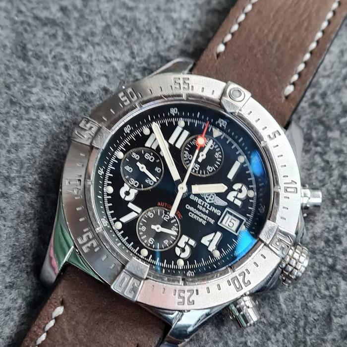 breitling avanger skyland a13380 jam tangan pria