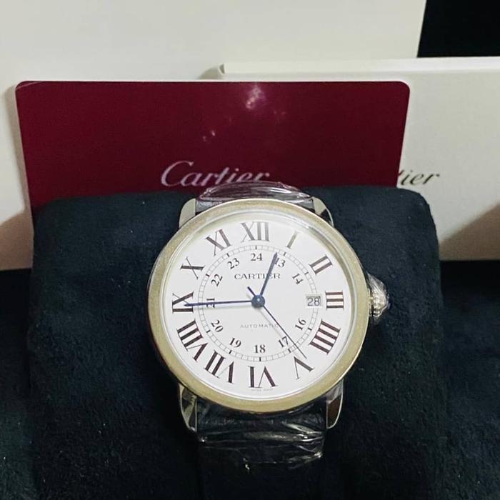 CARTIER RONDE SOLO SIZE 42mm jam tangan pria