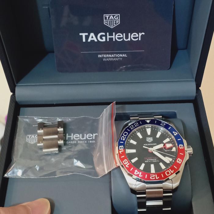 tag heuer aquaracer pepsi cal7 gmt 2019