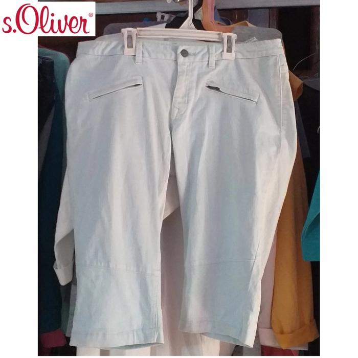 Short Denim s.oliver Light blue Celana pendek jeans branded wanita