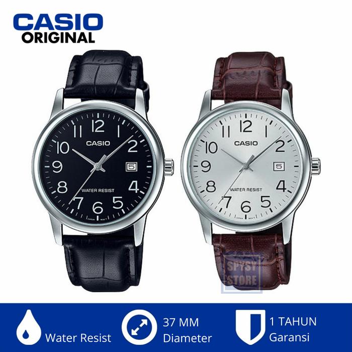 Casio Original MTP-V002L Mtp-v002 Mtpv002 Jam Tangan Analog Pria