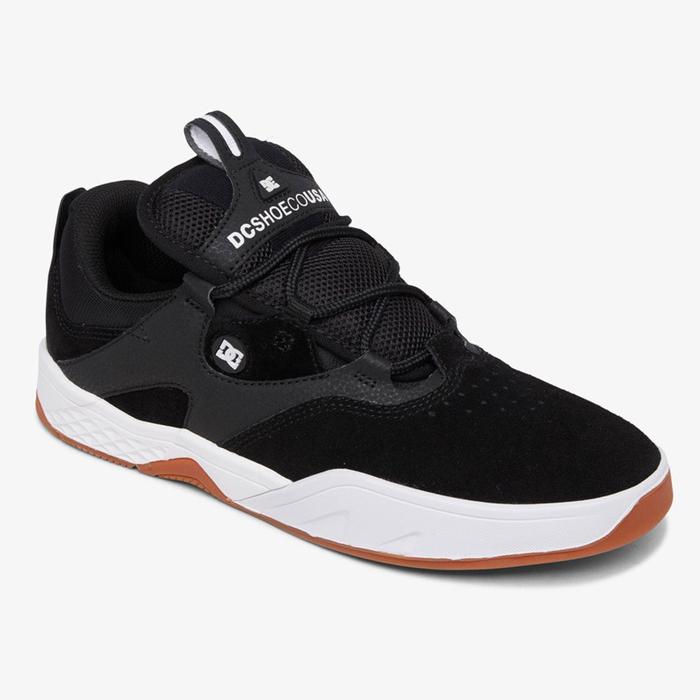 Sepatu DC Shoes KALIS S Skate Shoes BLACK WHITE GUM ORIGINAL