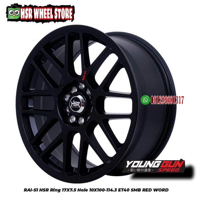 Velg Mobil Ring 17 HSR RAIS1 Velg Racing Hrv Sienta Ertiga Innova Brv