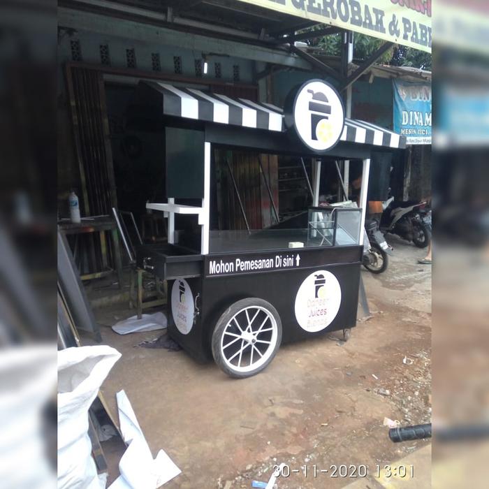 Gerobak Minuman Bobba Es Durian Kocok Alpukat Kocok Dll