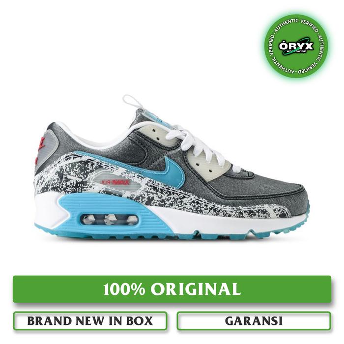 Nike Air Max 90 SE Black / Chlorine Blue/ White / Beach
