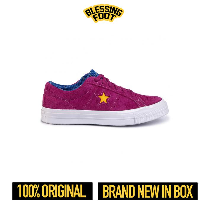 CONVERSE ONE STAR OX TWISTED PREP / ROSE MAROON
