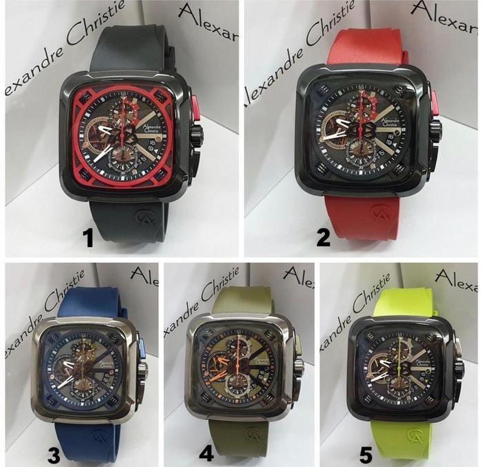 BEST SELLR JAM TANGAN PRIA ALEXANDRE CHRISTIE AC 6577 MC ORIGINAL 100%