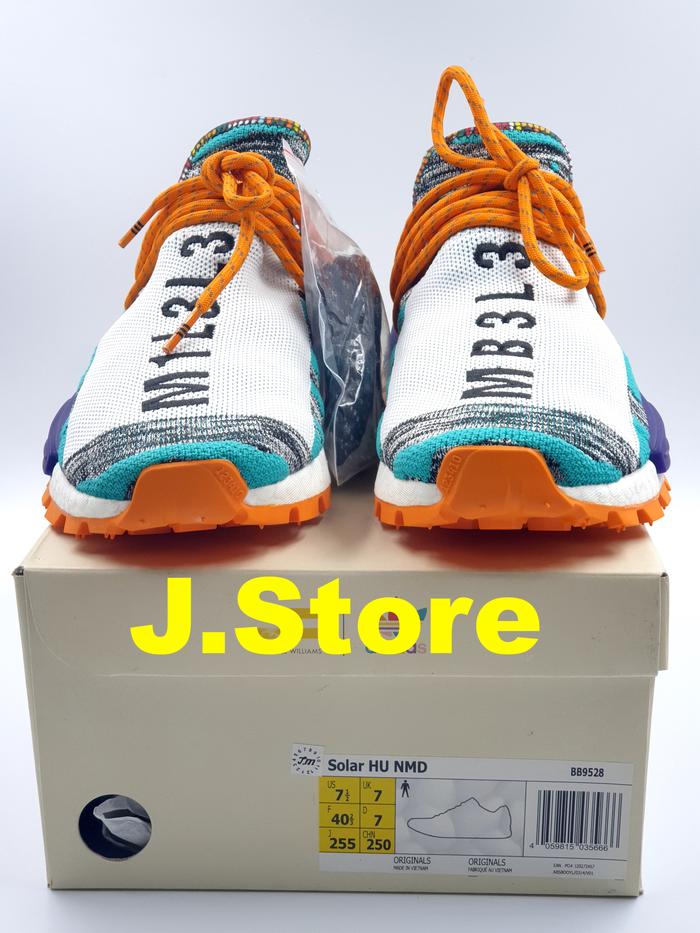 Pharrell williams x adidas nmd hu solar pack size US 7.5 bb9528